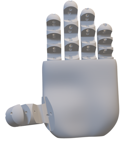 Flexure Hinge-Based Prosthetic Hand — Printed in One-go – photo 1
